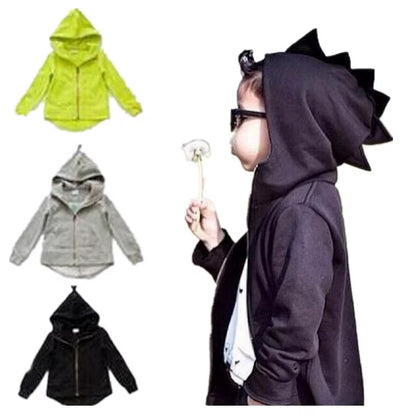 2020 Spring Baby Boy Jacket Dino Costume Children Clothes Fashion Girls Hoodies Sweatshirts Kids Outfits Cotton Boys Coat Tops