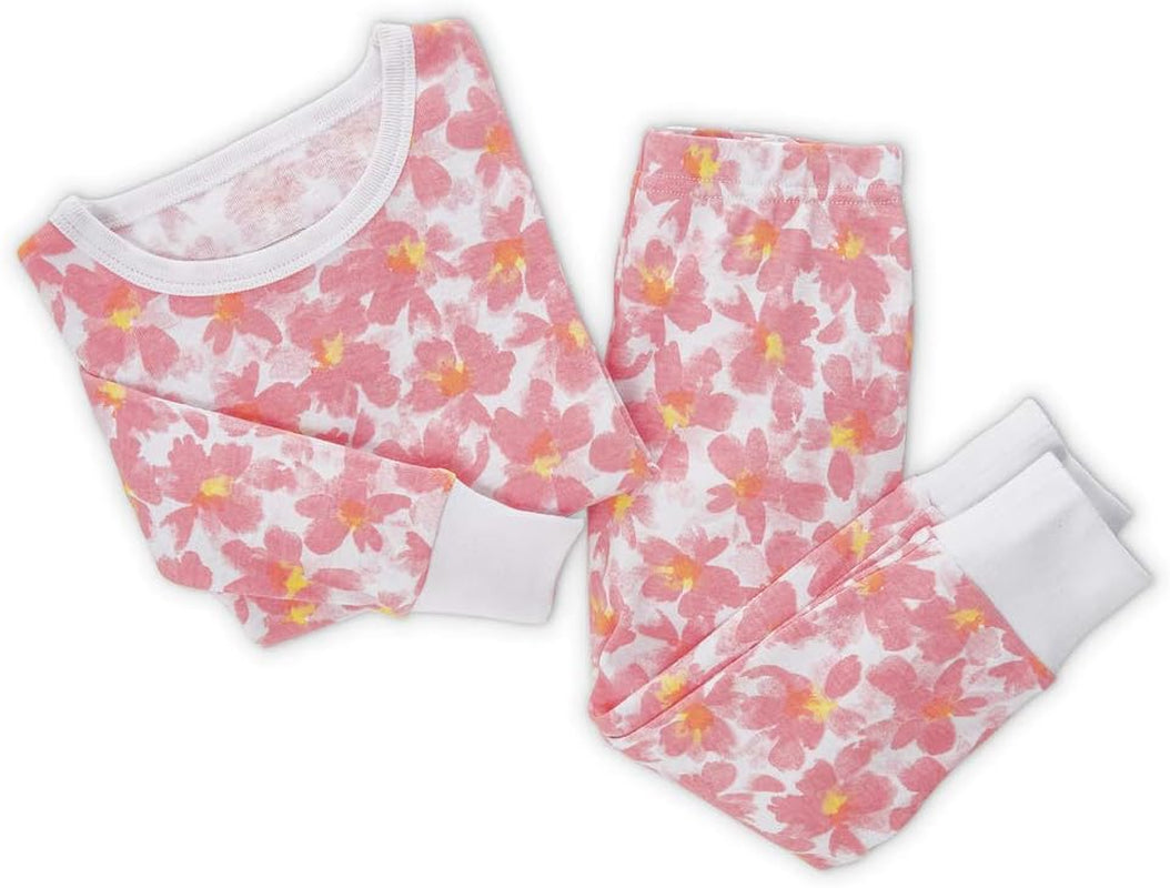 Pajama Set, 2 Piece, 100% Cotton Sleepwear, 12 Months